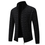 Korean Autumn And Winter Trendy Casual Fashion Stand-up Collar Cardigan Coat Men