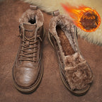 High-top Velvet Thermal And Thickening Northeast Cotton Padded Shoes