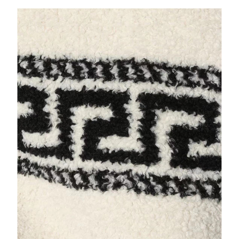 Short Zipper Polo Large Lapel Lamb Wool Loose Woolen Coat