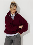 Lazy Style Fashion Casual Personality Versatile Zip-up Hoodie