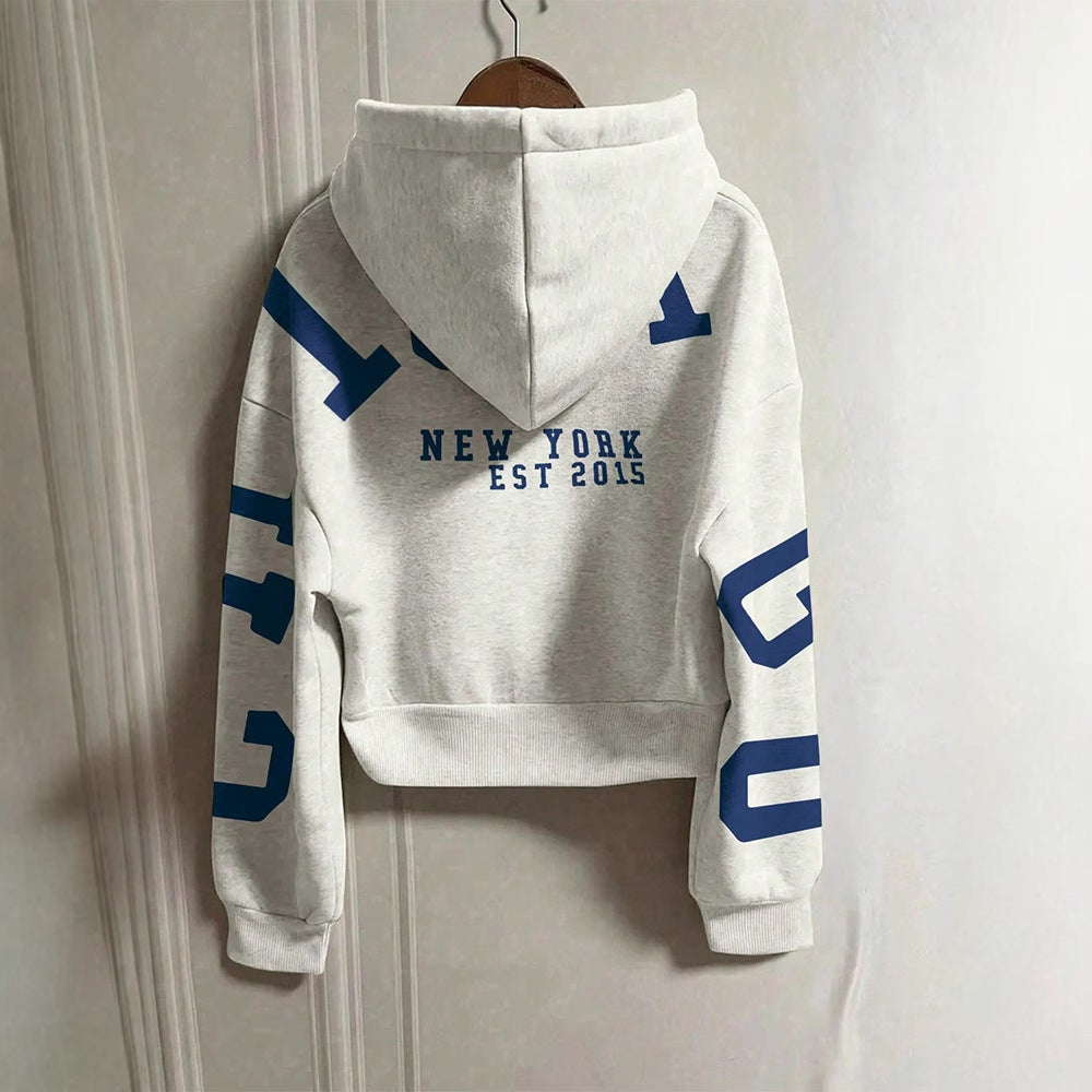 Women's Casual Fashion Printing All-matching Top