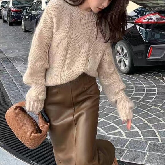 Fashion Loose Knit Sweater For Women
