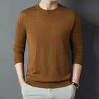 Men's Mulberry Silk Wool Autumn Non-iron Long Sleeve Shirt
