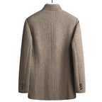 Men's Double-faced Woolen Goods Wool Overcoat Men's Mid-length Coat