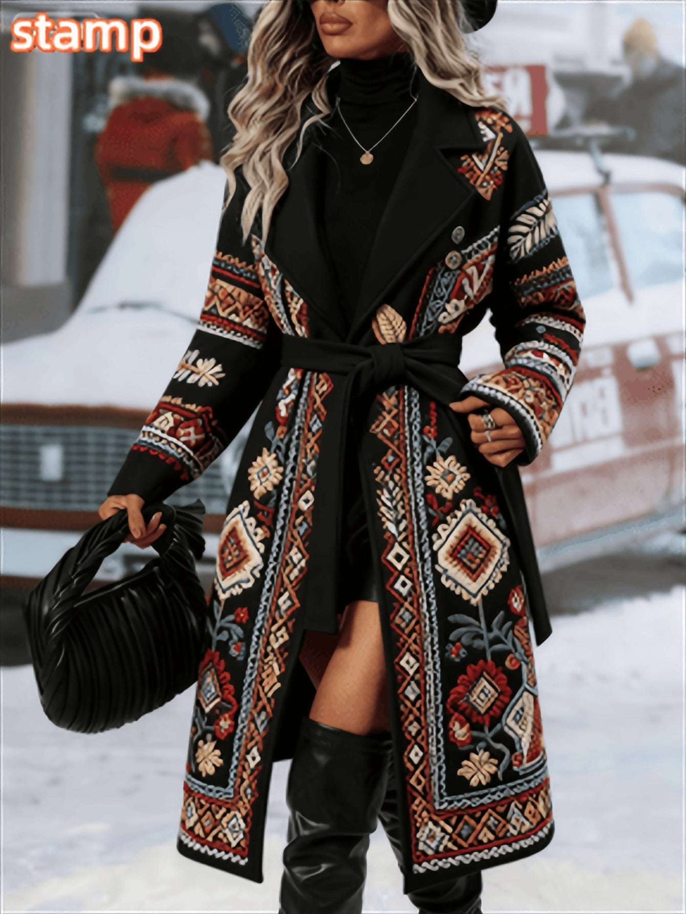 Fashionable Casual Long Coat