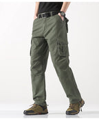 Men's Spring Three-dimensional Pocket Straight-leg Trousers Outdoor