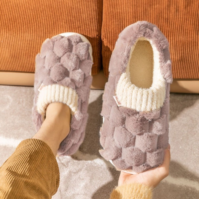 Cotton Slippers Women's Winter Home