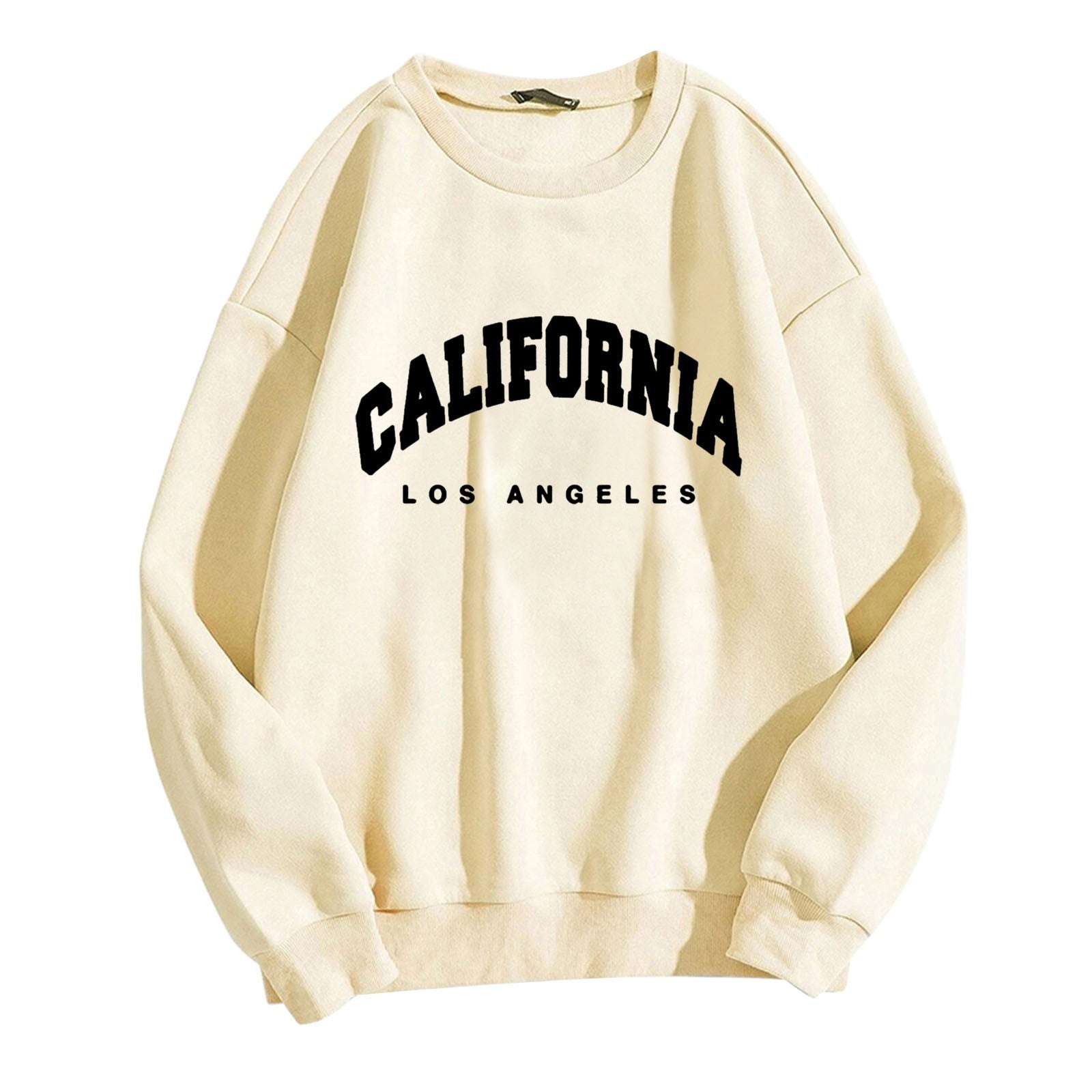 Womens Hoodies Long Sleeve Graphic California Letters Print