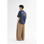 American Style Loose Straight Casual Suit Wide Leg Pants