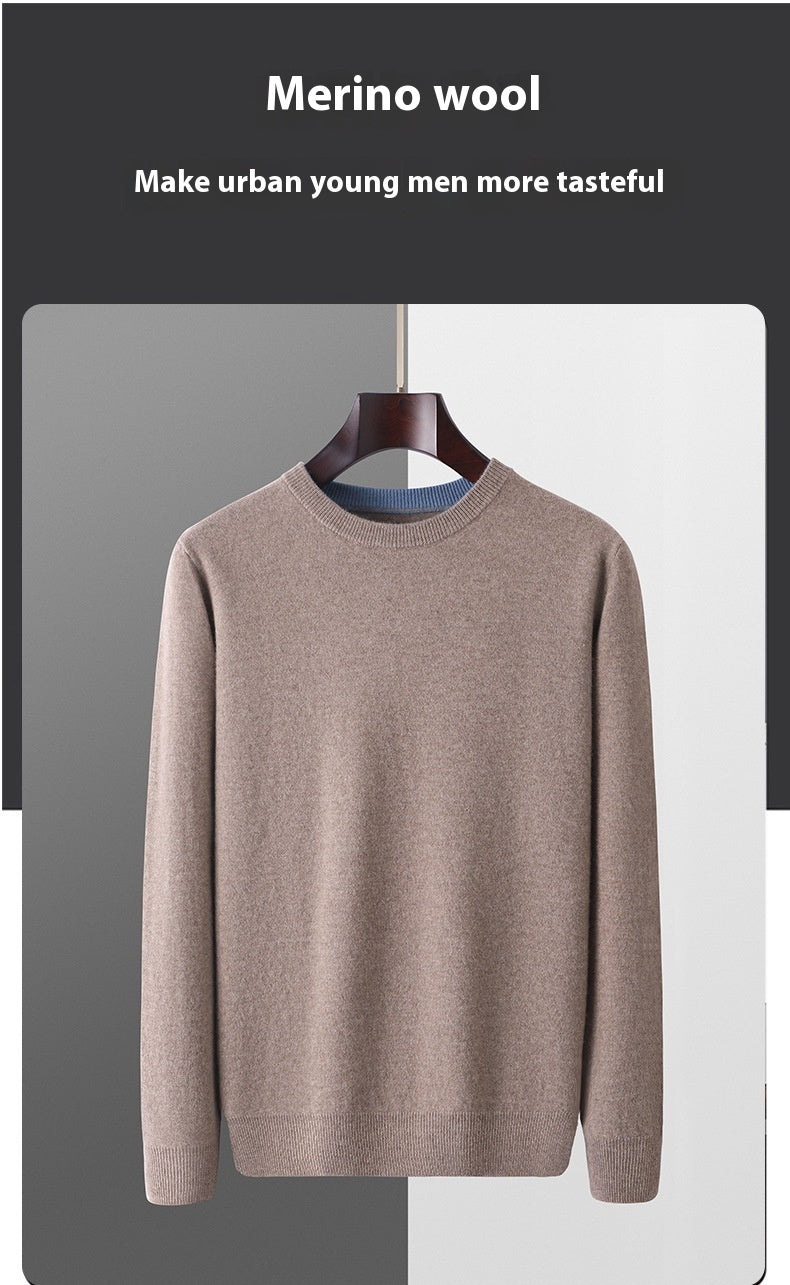 Simple Casual Loose Pullover Long Sleeve Sweater