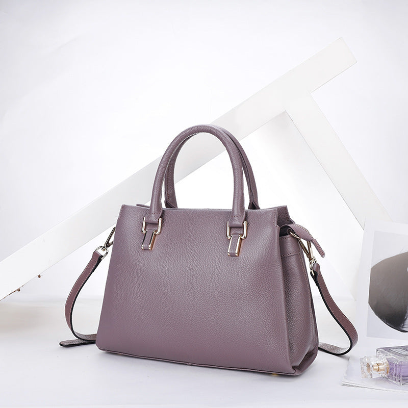 One-shoulder Crossbody Women's Leather Handbag