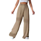 Wide Leg High Waist Slimming Loose Drooping Straight Mop Pants