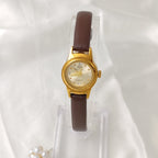 French Entry Lux Delicate Lady Diamond Small Golden Watch