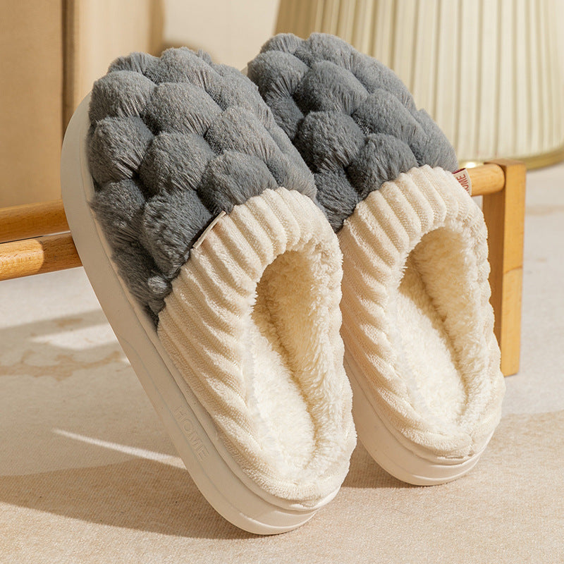 Cotton Slippers Women's Winter Home
