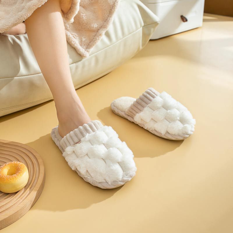 Cotton Slippers Women's Winter Home