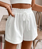 Solid Color Casual Shorts Summer Loose All-matching Pants