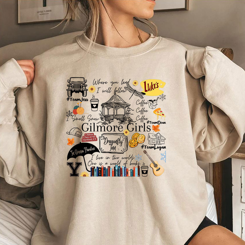 Gilmore Girls Sweatshirt Stars Hollow Shirt Dragonfly