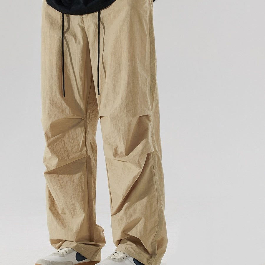 Casual Pants Men's Thin Ice Silk Loose Straight