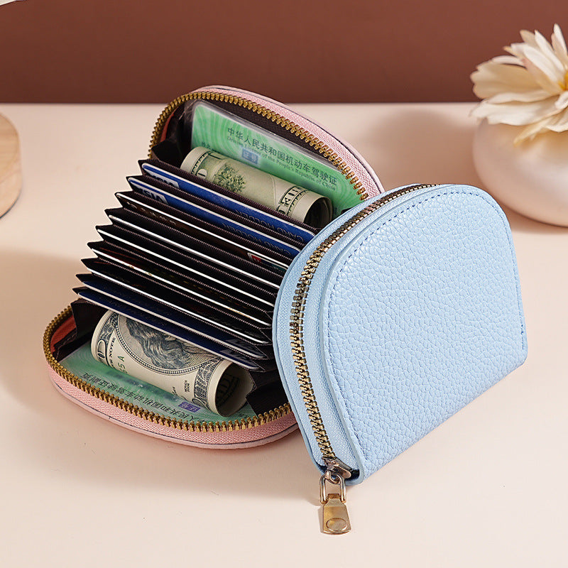 Ladies Fashion Shell Card Holder Storage Bag