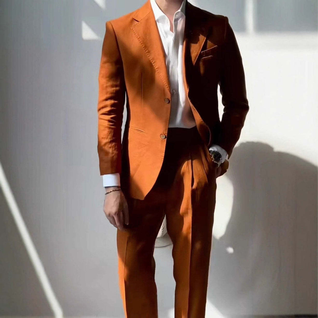 Casual And Lightweight Business Men's Trousers Top Suit