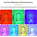 Usb Plug-In Lamp Oval Acrylic Lamp Touch Control Dimmable Modern Simple Creative Night Lamp Bedside Reading Lamp Desk Table Led