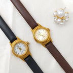 French Entry Lux Delicate Lady Diamond Small Golden Watch
