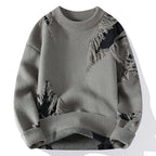 Fashion Casual Round Neck Loose Men's Sweater