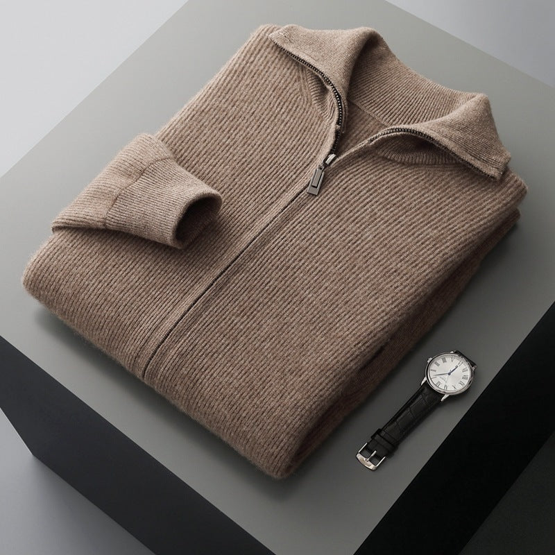 Knitted Cardigan Wool Coat Australian Men