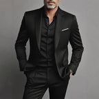 Men's Suit Set Slim Fit Casual Two-piece Suit