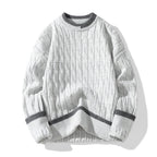 Fake Two Pieces Sweaters Men's Autumn And Winter New Bottoming Sweater