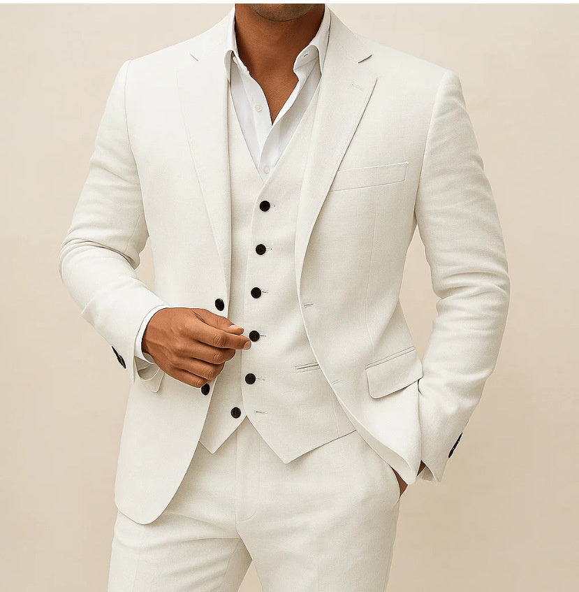 Men's Casual Business Three-piece Suit