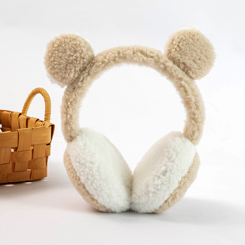 Plush Children's Ear Bag Anti-freeze Retractable Ear Muffs