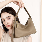 New Genuine Leather Commuter Dumpling Bag Commuter Advanced