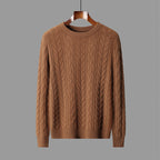 New Men's Round Neck Loose Sweater