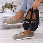 Fashion Round Toe Slip-on Platform Fashion Casual Women's Shoes