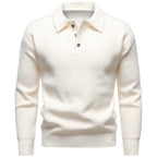 Men's British Fashion Polo Collar Sweater