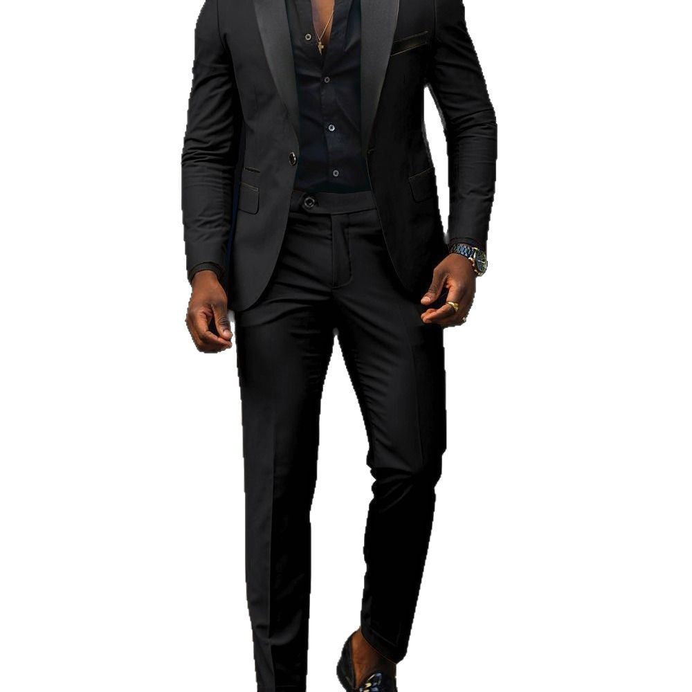 Men's Business Casual Suit Coat Trouser Suit