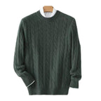 Plus Size Men's Thickened Mink Sweater Woolen Sweater