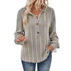 Casual Solid Color Hooded Long Sleeve Sweater Women