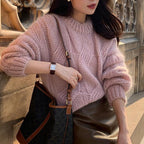 Fashion Loose Knit Sweater For Women