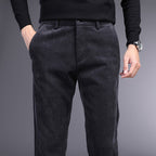 British Retro Middle-aged And Elderly Striped Pants