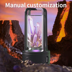 No Accessories 2 In 1 DIY Audio Crystal Light And Bluetooth-compatible Speaker Gift Touch Resin Night Light
