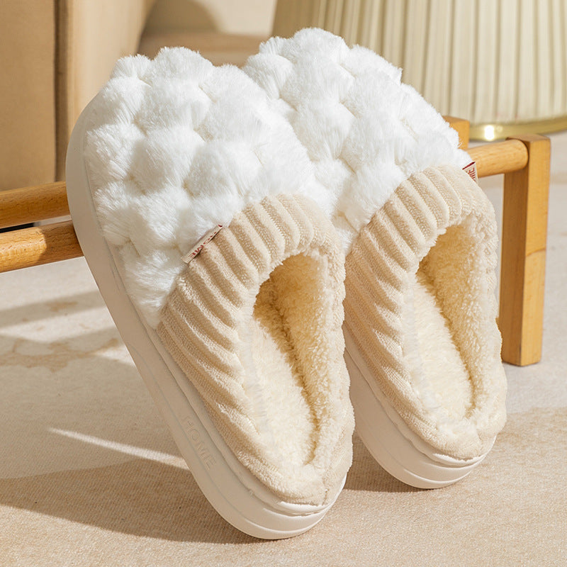 Cotton Slippers Women's Winter Home