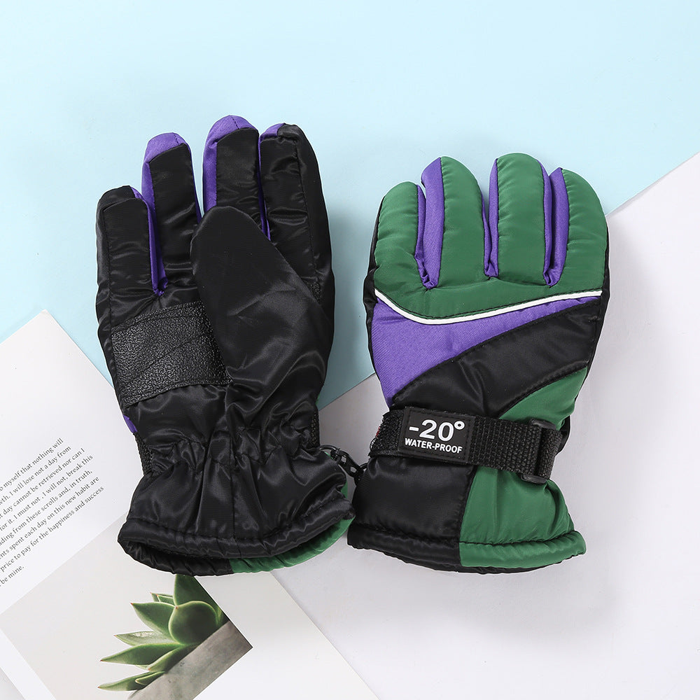 New Outdoor Ski Cycling Warm Children's Gloves