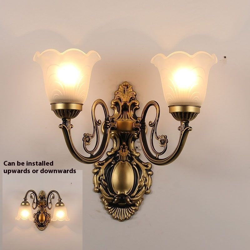 American Wall Lamp European-style About Bedroom Bedside Lamp Aisle Corridor