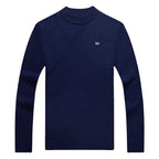 Spring And Autumn Casual Half Turtleneck Solid Color Sweater