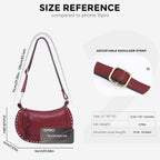 Single Shoulder Crescent Retro Women's Bag