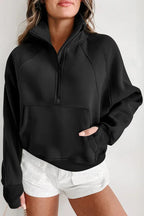 Hoodie Casual Stand Collar Long Sleeve Loose Top
