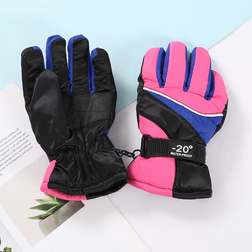 New Outdoor Ski Cycling Warm Children's Gloves