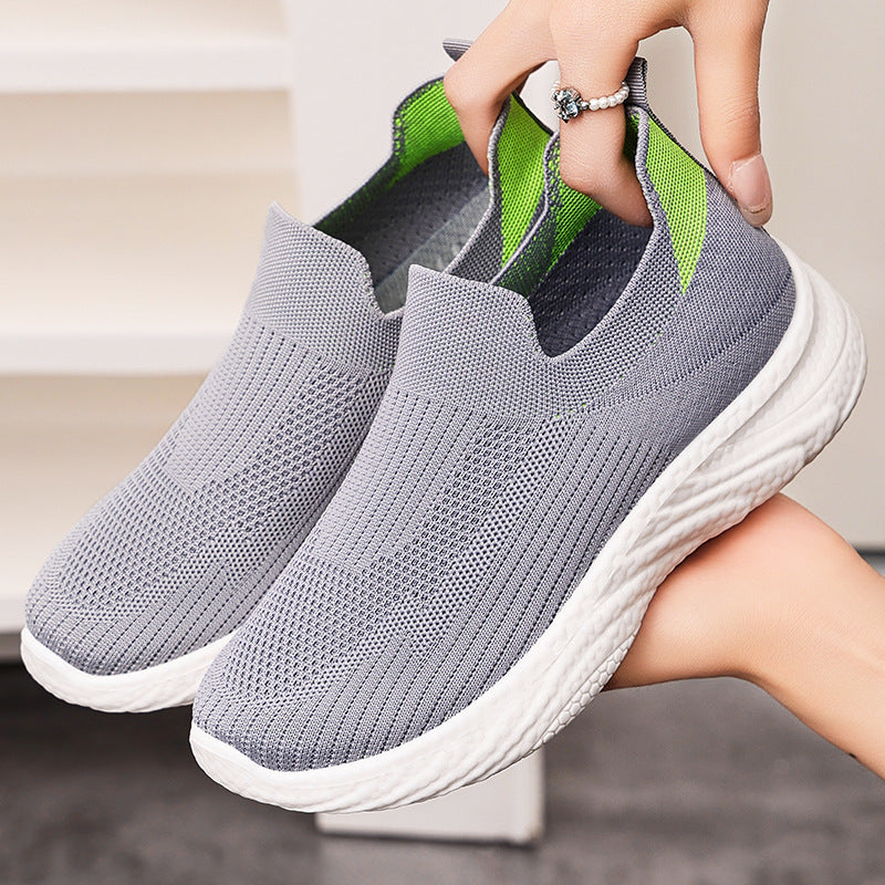 All-matching Summer New Women's Shoes Soft Bottom Not Tired Feet Comfortable Breathable Running Shoes